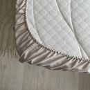 Set lenjerie de schimb pentru patut bebe din 3 piese Velvet gri